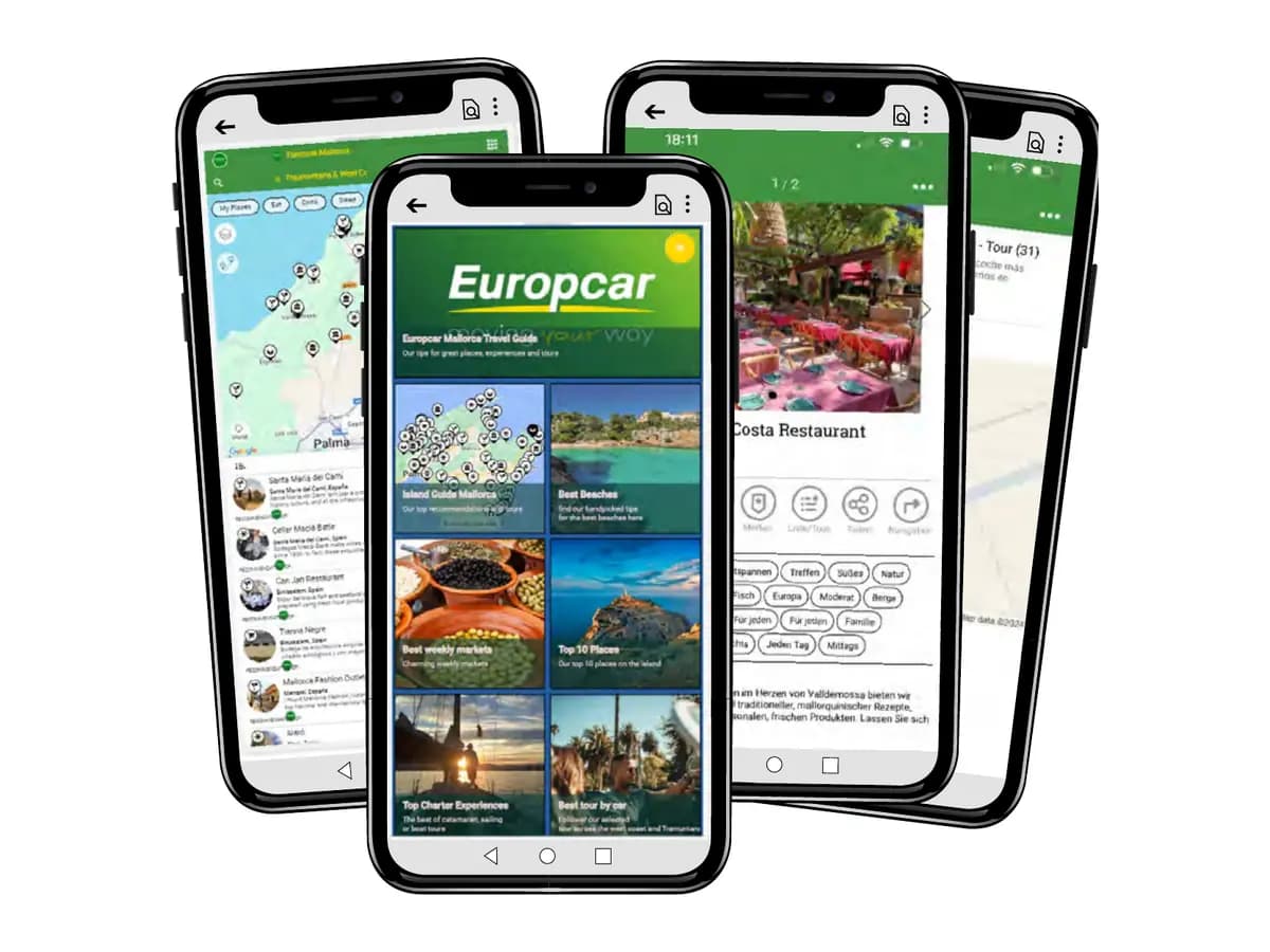 Europcar Travel Guide App