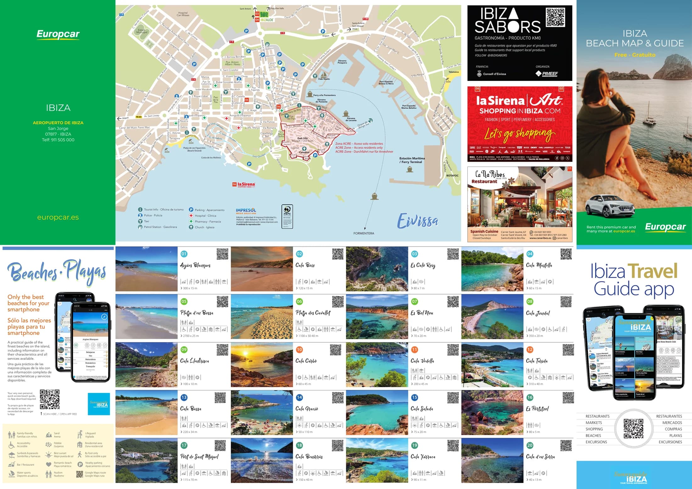 Europcar · Ibiza, Vorderseite