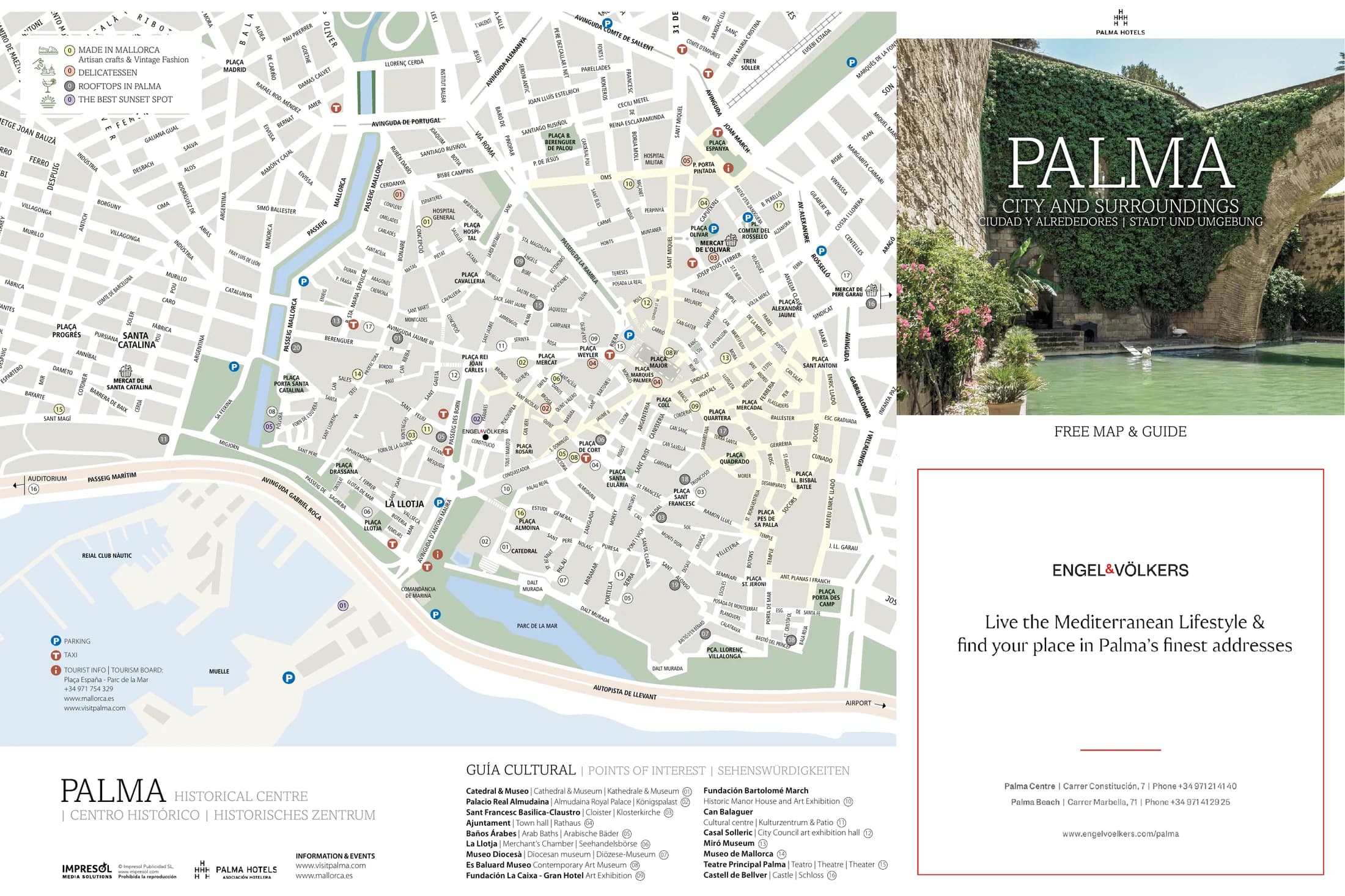 Premium Mapa · Palma, Front