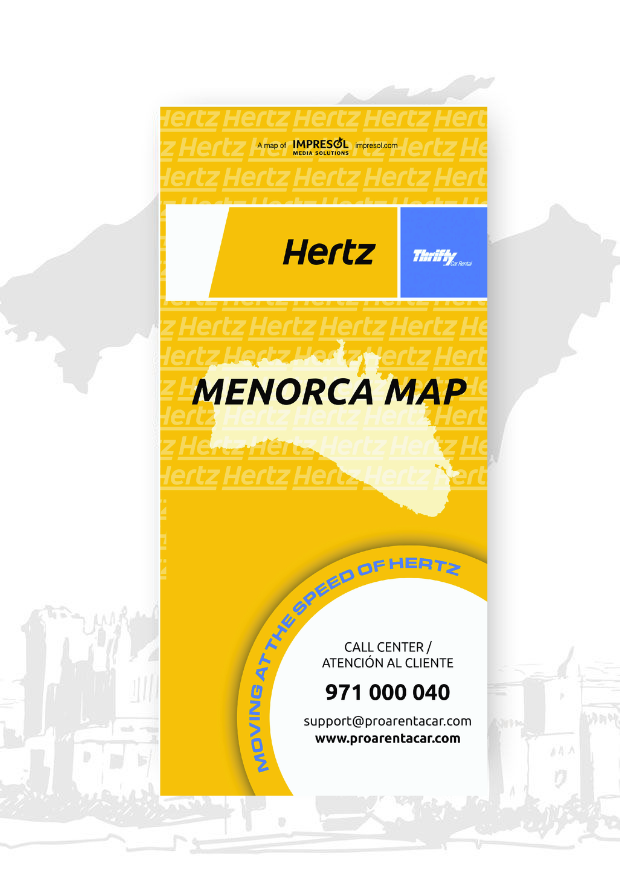 Hertz Menorca Map