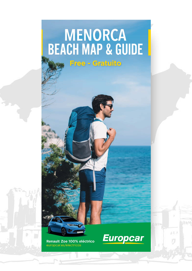 Europcar Menorca Beach Map & Guide 2024