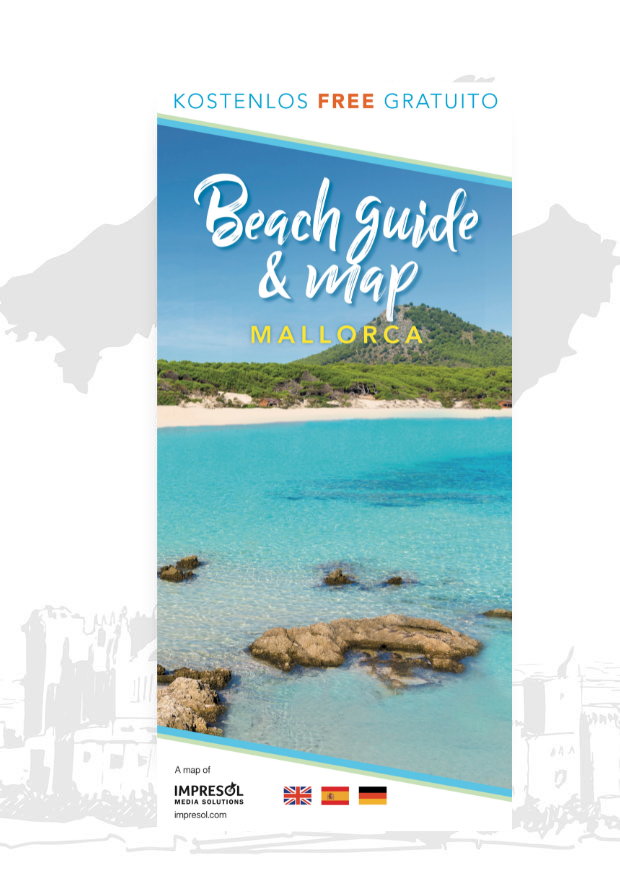 Beach Map and Guide Mallorca Impresol 2023