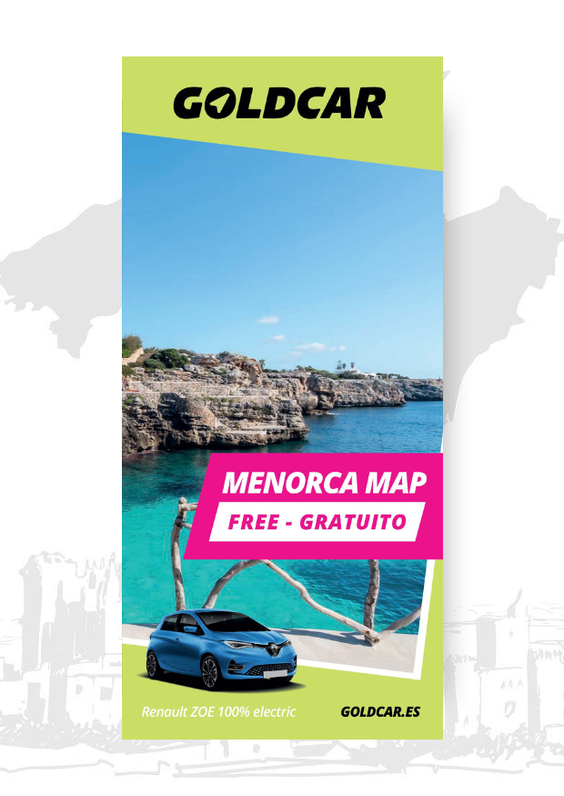 Goldcar Menorca Map 2024